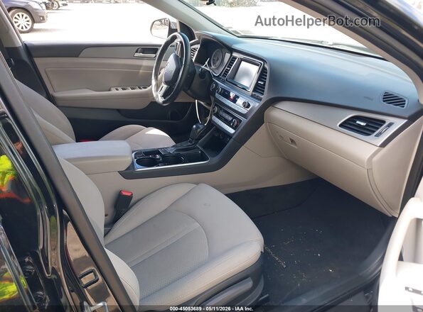 5NPE34AF3JH644460 2018 HYUNDAI SONATA Black Vista interior delantera