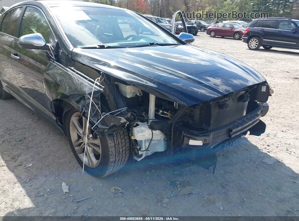 5NPE34AF3JH644460 2018 HYUNDAI SONATA Black Vista frontal
