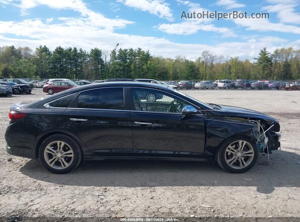 5NPE34AF3JH644460 2018 HYUNDAI SONATA Black Vista interior trasera