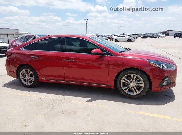 5NPE34AF3JH708500 2018 HYUNDAI SONATA Burgundy 