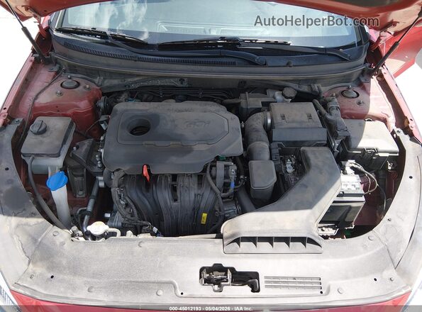 5NPE34AF3JH708500 2018 HYUNDAI SONATA Burgundy 