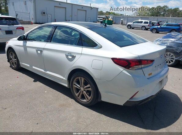 5NPE34AF3KH732023 2019 HYUNDAI SONATA White Trasero izquierdo
