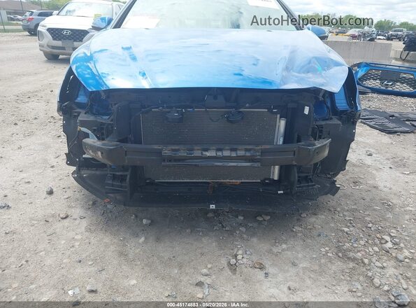 5NPE34AF3KH751543 2019 HYUNDAI SONATA Blue Vista frontal