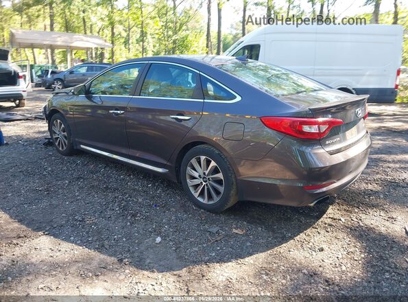 5NPE34AF4GH278372 2016 HYUNDAI SONATA Brown Հետևի ձախ