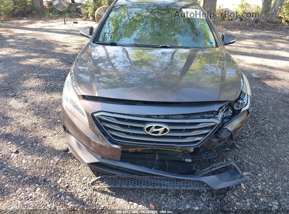 5NPE34AF4GH278372 2016 HYUNDAI SONATA Brown Դիմացի տեսք