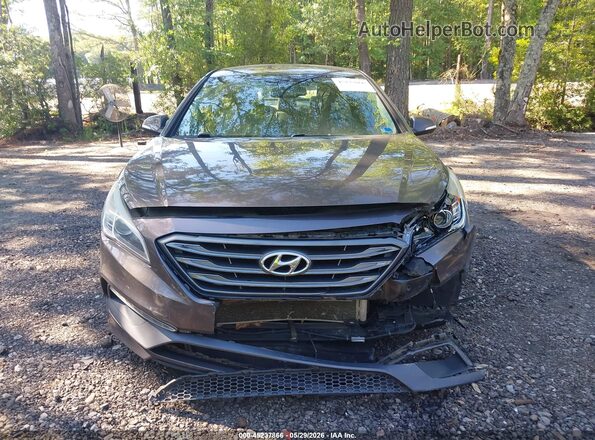 5NPE34AF4GH278372 2016 HYUNDAI SONATA Brown Սարքավորումների վահանակի տեսք