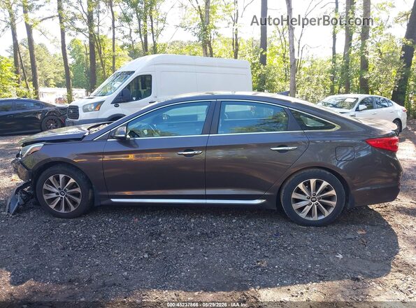 5NPE34AF4GH278372 2016 HYUNDAI SONATA Brown Սալոնի 360 աստիճան տեսք