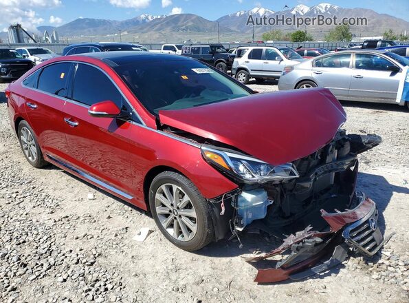 5NPE34AF4GH324119 2016 HYUNDAI SONATA Красный 