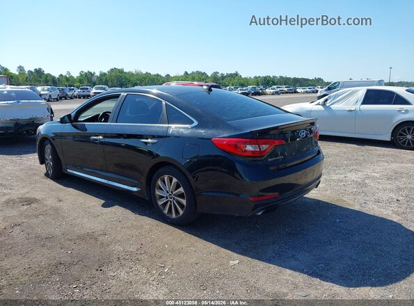 5NPE34AF4GH363986 2016 HYUNDAI SONATA Blue Tył lewy