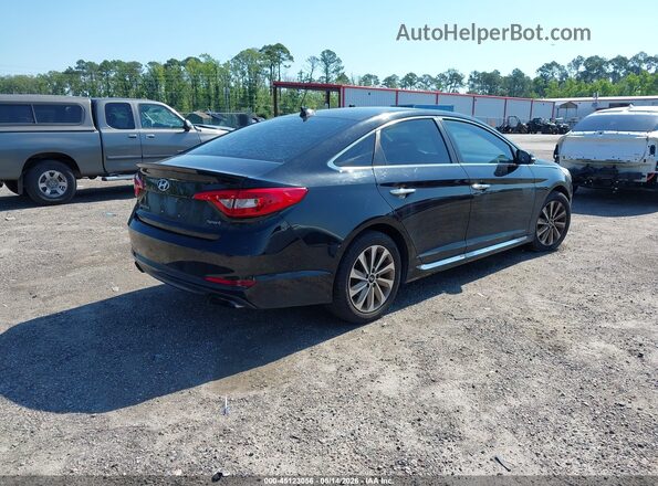 5NPE34AF4GH363986 2016 HYUNDAI SONATA Blue Tył prawy