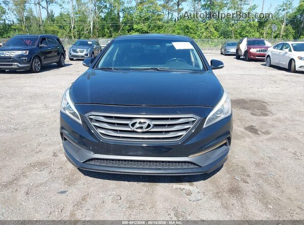 5NPE34AF4GH363986 2016 HYUNDAI SONATA Blue Widok z przodu