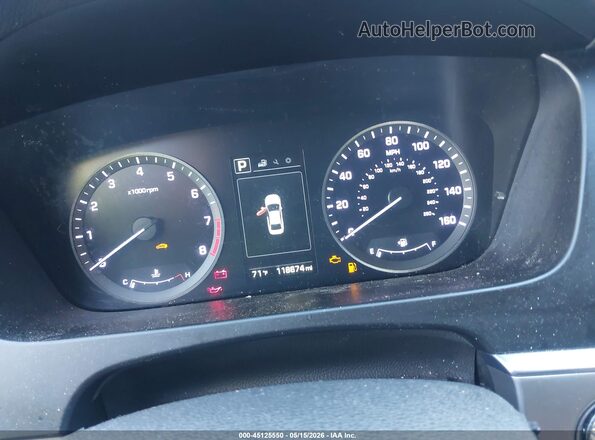 5NPE34AF4GH417917 2016 HYUNDAI SONATA Silver Հետևի նստատեղերի տեսք