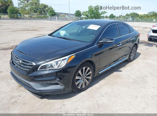 5NPE34AF4GH427802 2016 HYUNDAI SONATA Black 