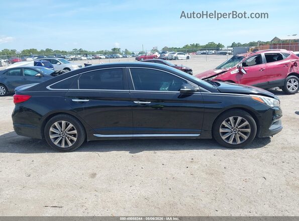 5NPE34AF4GH427802 2016 HYUNDAI SONATA Black 