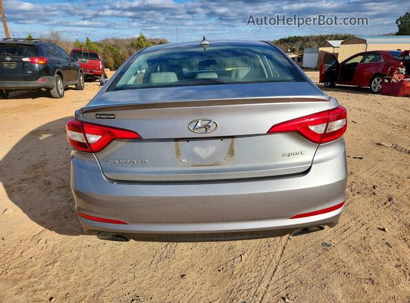 5NPE34AF4HH482770 2017 HYUNDAI SONATA Silver უკანა ხედი