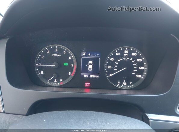 5NPE34AF4HH486690 2017 HYUNDAI SONATA Black Widok tylnych siedzeń