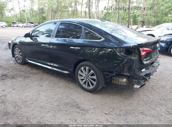 5NPE34AF4HH486690 2017 HYUNDAI SONATA Black Tył lewy