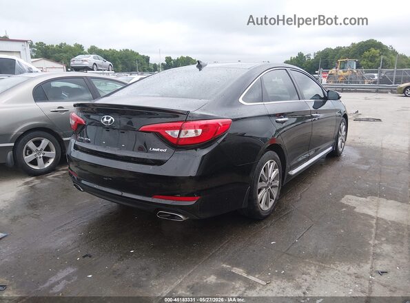5NPE34AF4HH489427 2017 HYUNDAI SONATA Black Trasero derecho