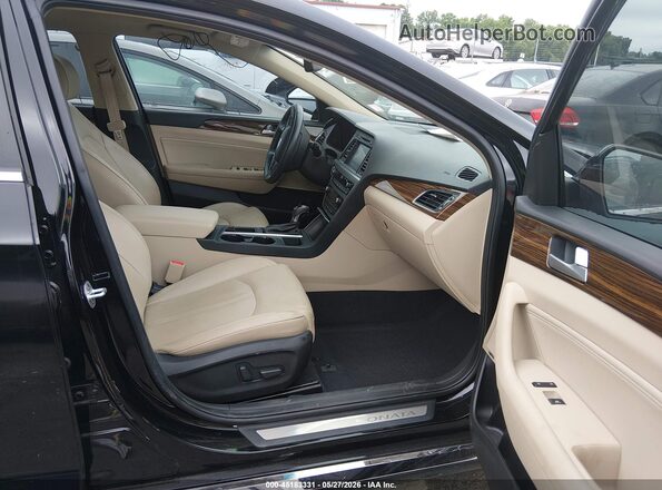 5NPE34AF4HH489427 2017 HYUNDAI SONATA Black Vista interior delantera