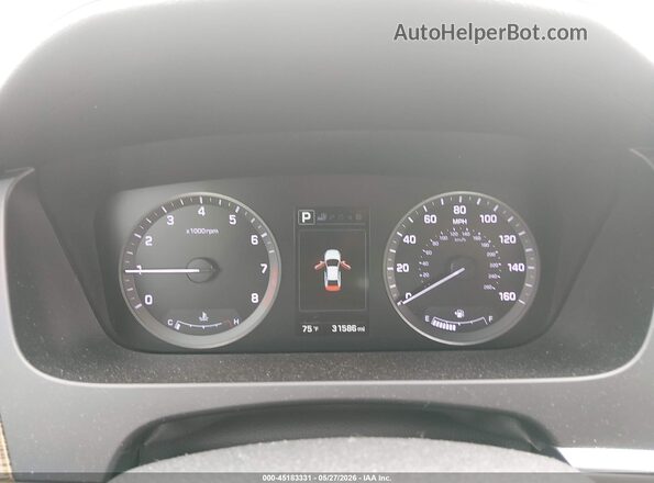 5NPE34AF4HH489427 2017 HYUNDAI SONATA Black Vista de los asientos traseros