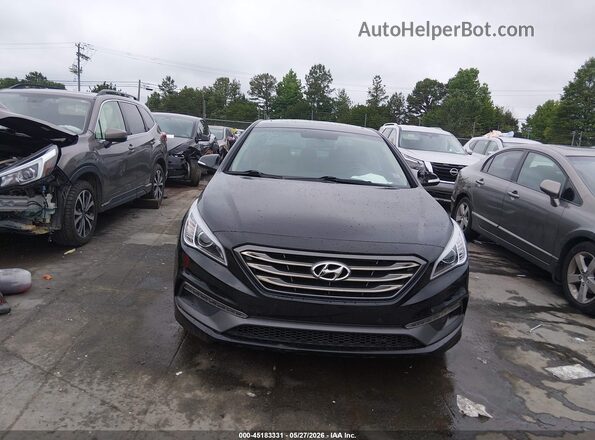 5NPE34AF4HH489427 2017 HYUNDAI SONATA Black Vista del cuadro de instrumentos