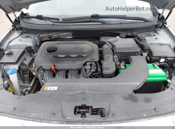5NPE34AF4HH502175 2017 HYUNDAI SONATA Silver Widok z tyłu