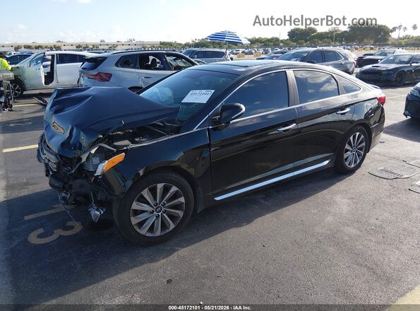 5NPE34AF4HH552087 2017 HYUNDAI SONATA Черный 