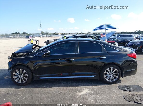 5NPE34AF4HH552087 2017 HYUNDAI SONATA Черный 