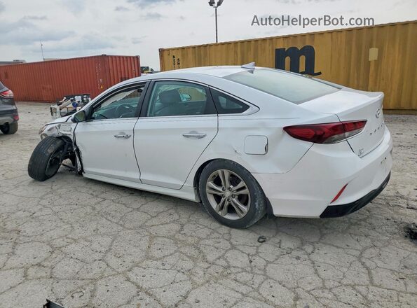 5NPE34AF4JH644824 2018 HYUNDAI SONATA White Tył lewy