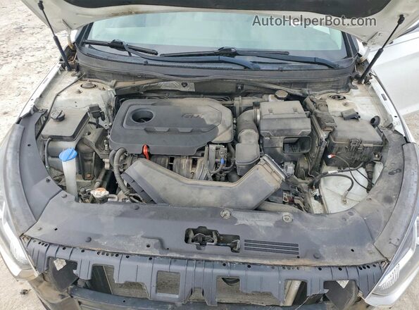 5NPE34AF4JH644824 2018 HYUNDAI SONATA White Widok wnętrza z tyłu