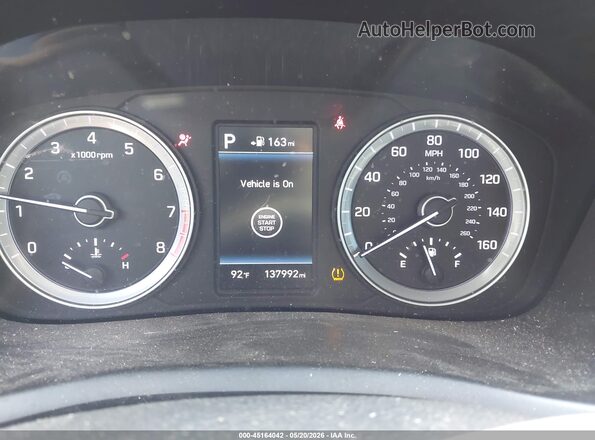 5NPE34AF4JH648565 2018 HYUNDAI SONATA Красный Вид задних сидений