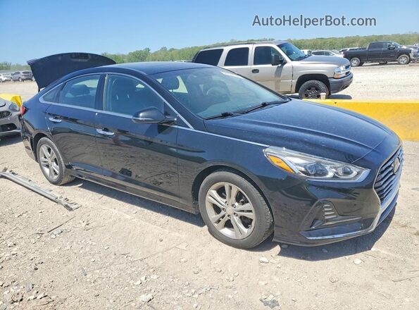 5NPE34AF4JH685325 2018 HYUNDAI SONATA Black Front right