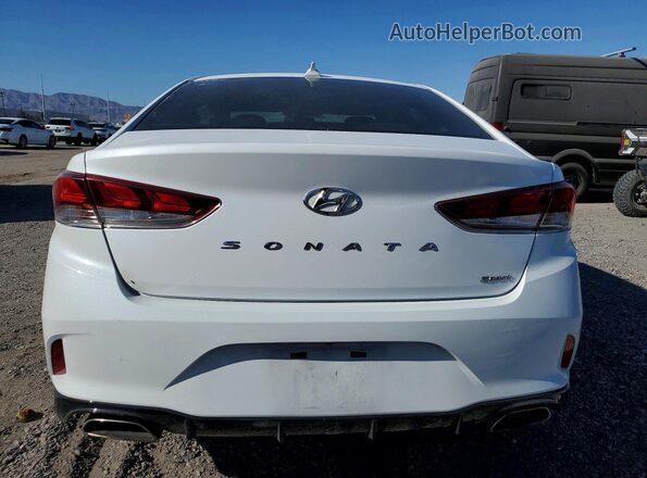5NPE34AF4JH711759 2018 HYUNDAI SONATA White 
