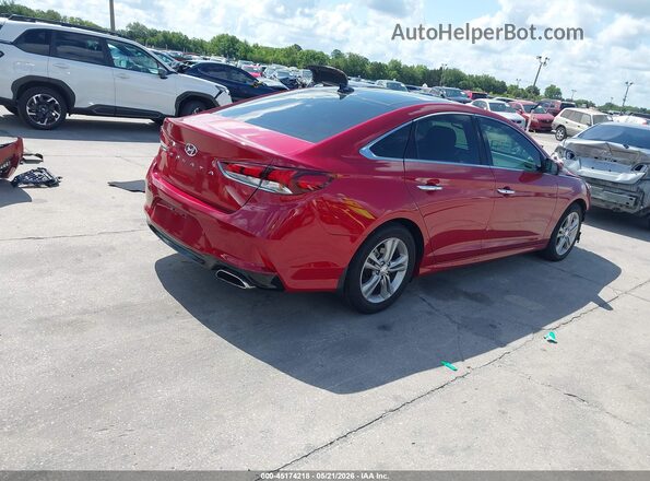 5NPE34AF4KH804508 2019 HYUNDAI SONATA Red 