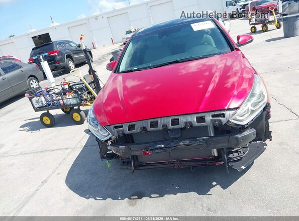 5NPE34AF4KH804508 2019 HYUNDAI SONATA Red 