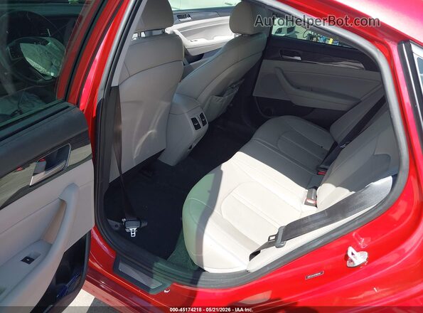 5NPE34AF4KH804508 2019 HYUNDAI SONATA Red 