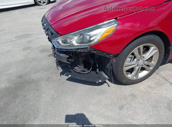 5NPE34AF4KH804508 2019 HYUNDAI SONATA Red 