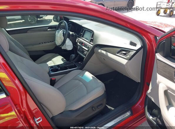 5NPE34AF4KH804508 2019 HYUNDAI SONATA Red 