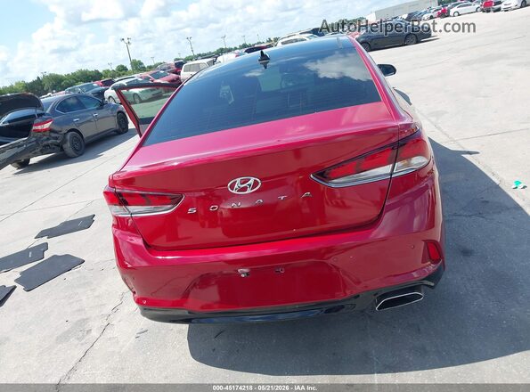 5NPE34AF4KH804508 2019 HYUNDAI SONATA Red 