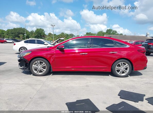 5NPE34AF4KH804508 2019 HYUNDAI SONATA Red 