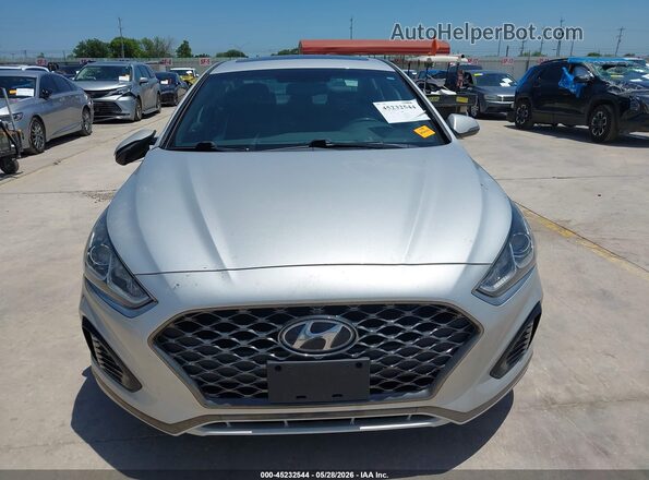 5NPE34AF4KH813192 2019 HYUNDAI SONATA Серебряный Вид щитка приборов