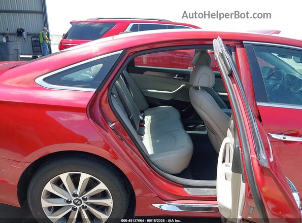 5NPE34AF5GH283001 2016 HYUNDAI SONATA Red 