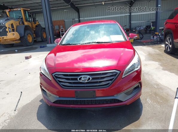5NPE34AF5GH283001 2016 HYUNDAI SONATA Red 