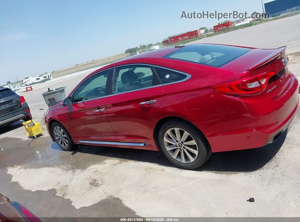 5NPE34AF5GH283001 2016 HYUNDAI SONATA Red 