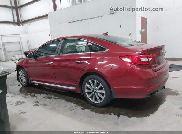 5NPE34AF5GH367397 2016 HYUNDAI SONATA Red Widok wnętrza 360 stopni