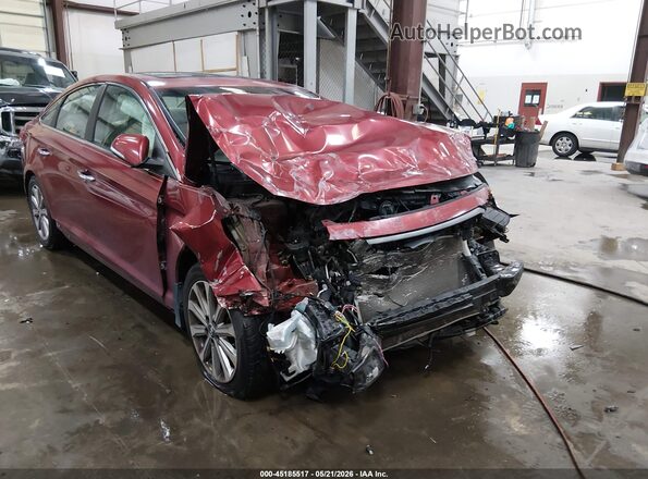 5NPE34AF5GH367397 2016 HYUNDAI SONATA Red 