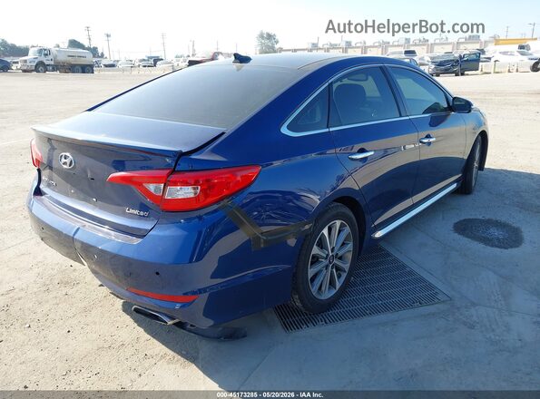 5NPE34AF5GH388766 2016 HYUNDAI SONATA Синий 