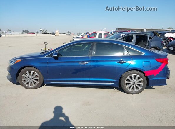 5NPE34AF5GH388766 2016 HYUNDAI SONATA Синий 