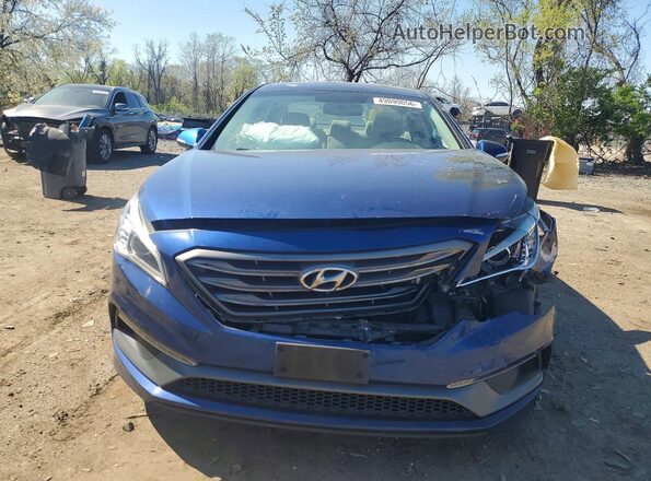 5NPE34AF5GH419286 2016 HYUNDAI SONATA Blue 