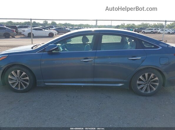 5NPE34AF5GH421104 2016 HYUNDAI SONATA Light Blue Widok wnętrza 360 stopni
